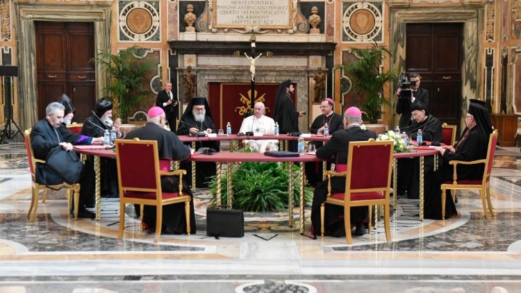 Papež František s představiteli východních církví: Den reflexe a modlitby za Libanon
