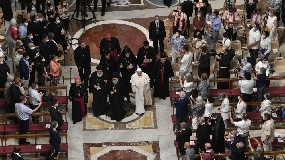 Ekumenická modlitba za Libanon (Vatikán, 1. júla 2021)