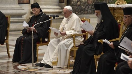 Papst betet mit Kirchenführern um Frieden im Libanon