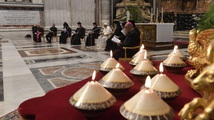 Ватикан. Экуменический молебен о мире в Ливане