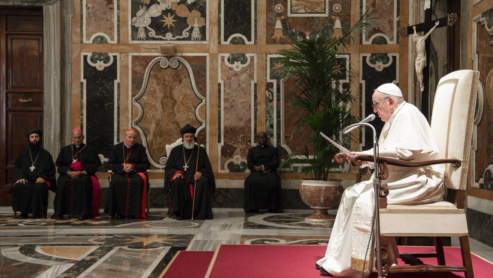 En su discurso el Papa alentó a los legisladores a buscar el bien común.