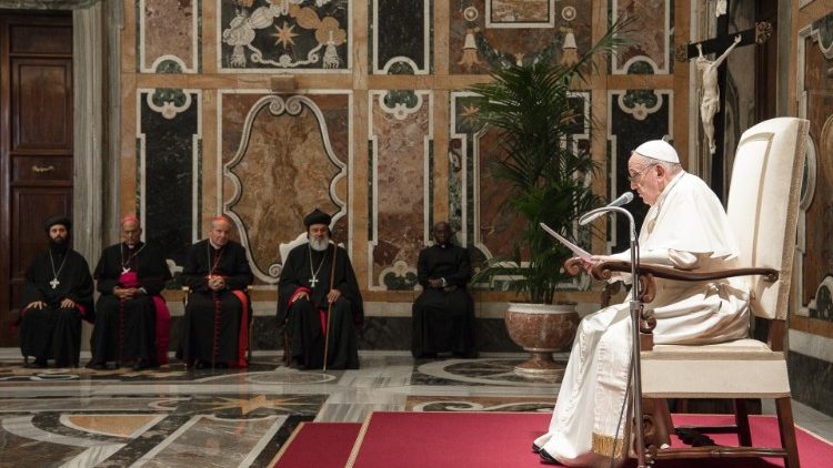 Der Papst empfing die ICLN-Delegation im Vatikan