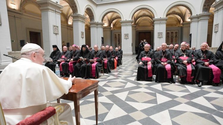 Срещата  на папа Франциск с унгарските епископи