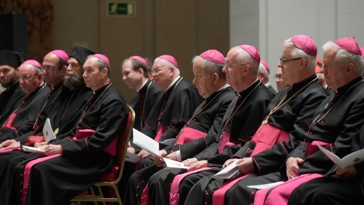 A Magyar Püspöki Kar egyes tagjai a találkozón