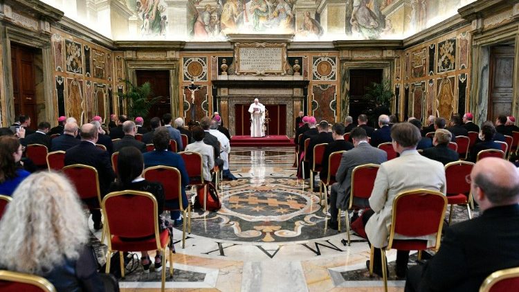 Popiežiaus audiencija atsakingiesiems už katechezę Europoje