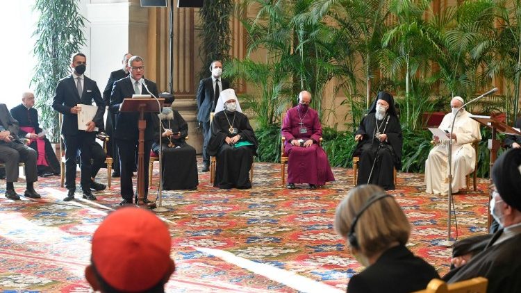 Papa Francisc la întâlnirea ”Credință și știință: către COP26”.