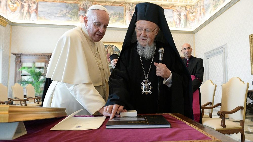 Popiežius ir patriarchas Baltramiejus