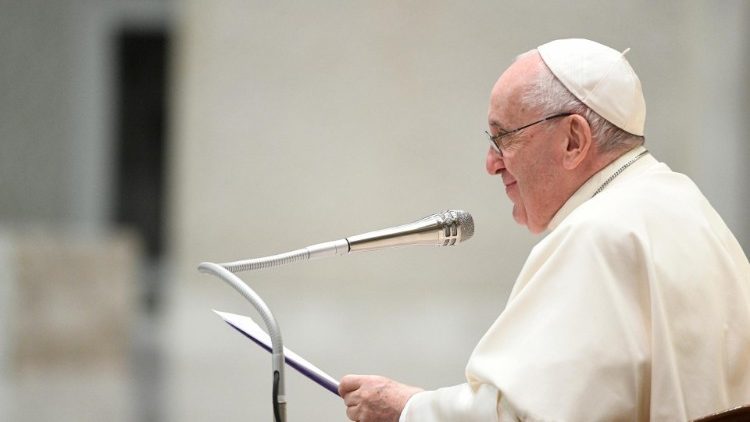 教皇フランシスコ　2021年10月13日の一般謁見　バチカン・パウロ6世ホール