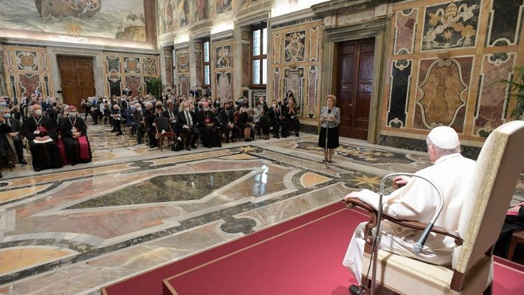 Il saluto di Anna Maria Tarantola, presidente della Fondazione Centesimus Annus Pro Pontifice