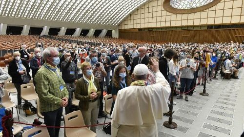 Nur Luther fehlte: Papst empfängt Ökumene-Pilger aus Deutschland