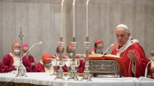 Wortlaut: Predigt von Papst Franziskus bei Messe für verstorbene Kardinäle