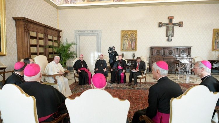 Die Schweizer Bischöfe beim Papst