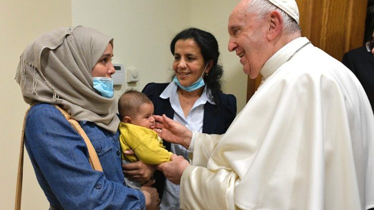 Popiežiaus susitikimas su migrantais