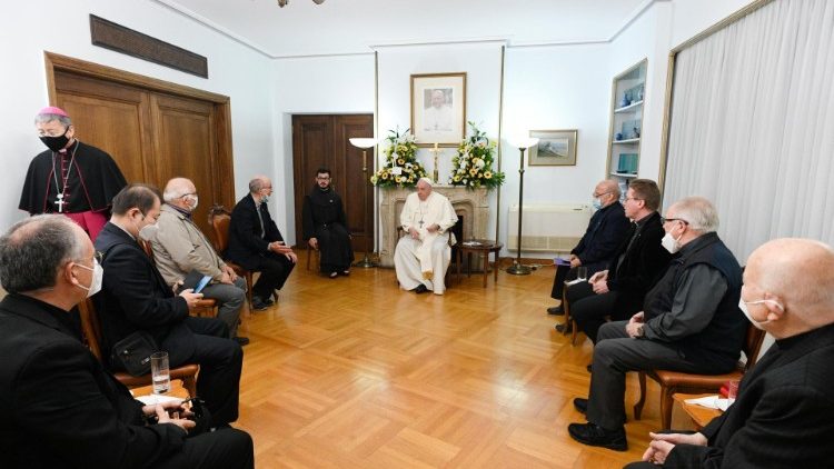 Popiežiaus susitikimas su Graikijos jėzuitais