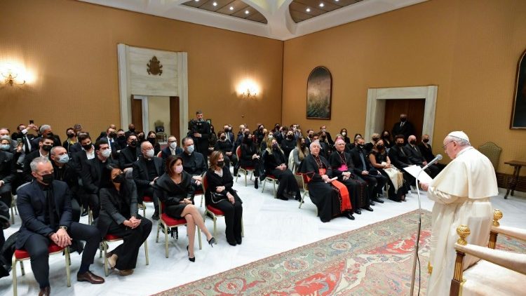 Popiežiaus audiencija Kalėdų koncerto Vatikane rengėjams ir atlikėjams