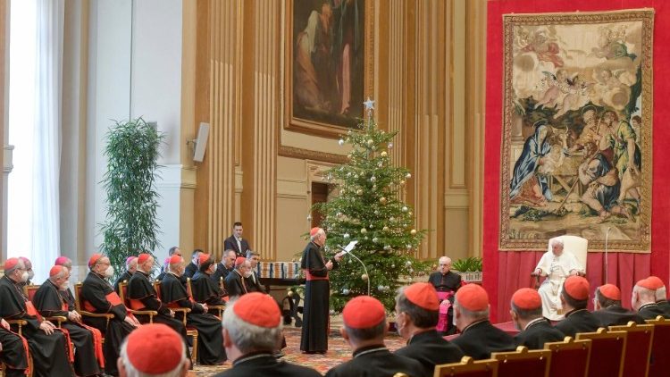 Encontro do Papa com a Cúria Romana para as felicitações de Natal 2021