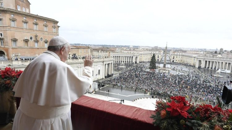 رسالة البابا فرنسيس إلى مدينة روما والعالم لمناسبة عيد الميلاد