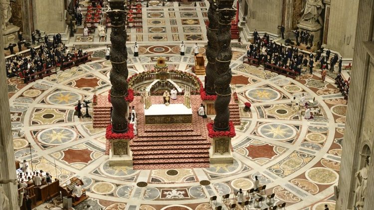 Vísperas y Te Deum de la Solemnidad de María Santísima Madre de Dios en la basílica de San Pedro en el Vaticano