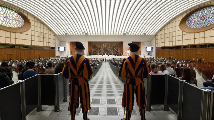 L'Aula Paolo VI durante l'Udienza Generale
