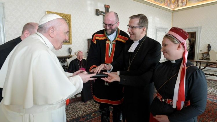 Il saluto del Papa alla Delegazione della Chiesa ecumenica della Finlandia