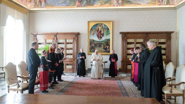 La papa Francisc, o delegație ecuemnică a Bisericilor din Finlanda