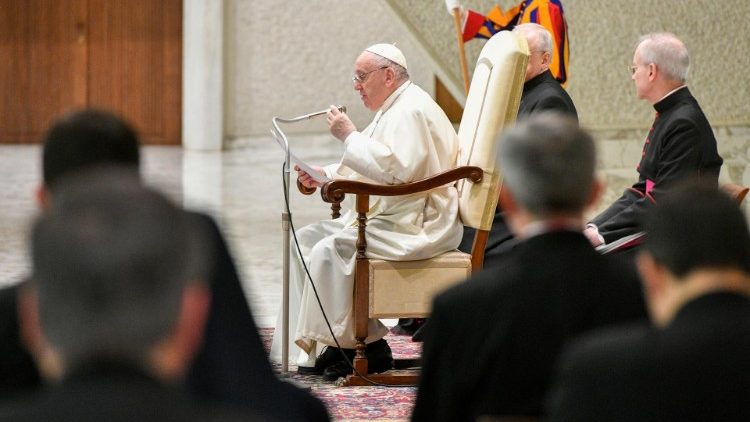 Der Papst bei der Generalaudienz an diesem Mittwoch