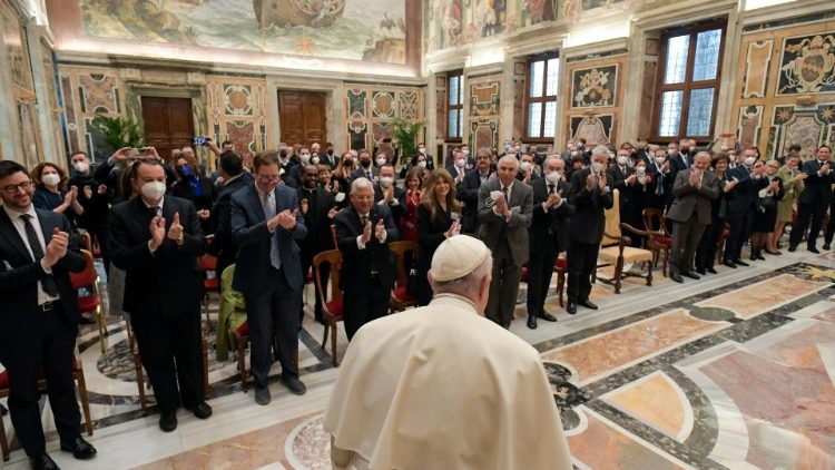 Popiežiaus susitikimas su „Catholic fact-checking” konsorciumo atstovais