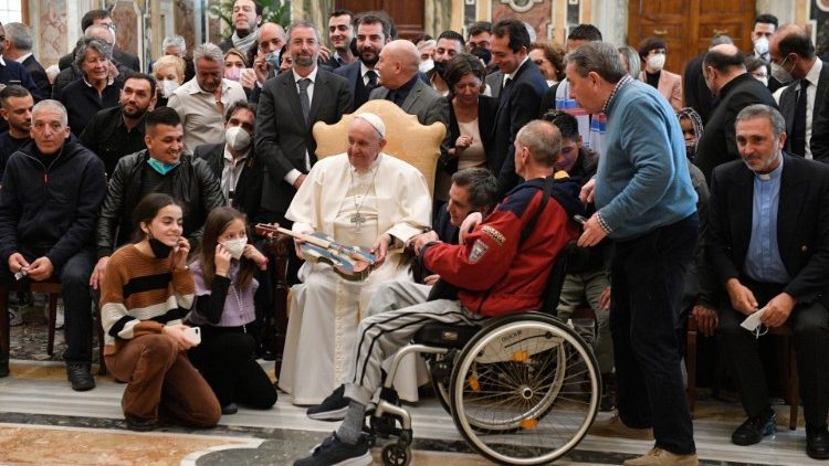 Popiežiaus audiencija italų labdaros fondui