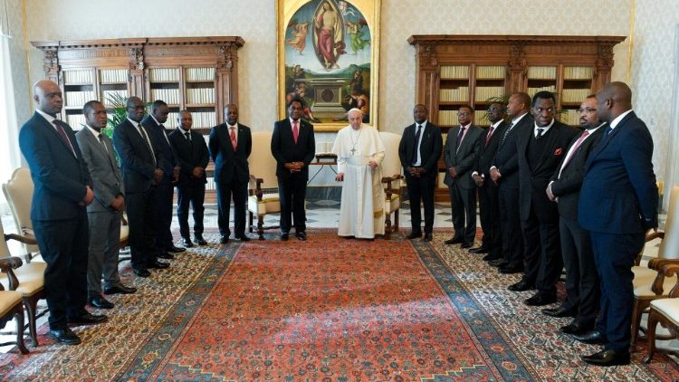 Pope Francis' audience with Zambian President Hakainde Hichilema