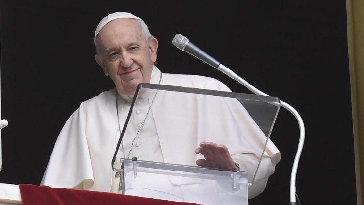 Le Pape François lors de l'Angélus du 27 février 2022