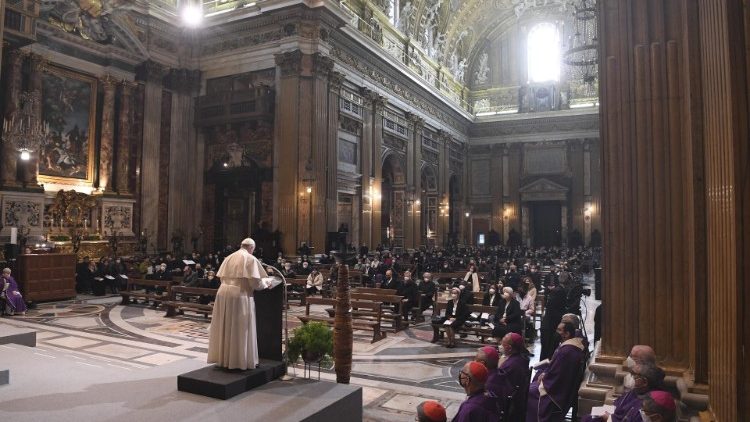 Celebration at the Jesuit Church of the Most Holy Name of Jesus, "the Gesù" in Rome