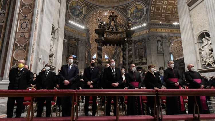 El cuerpo diplomático acreditado ante la Santa Sede participó en la Misa
