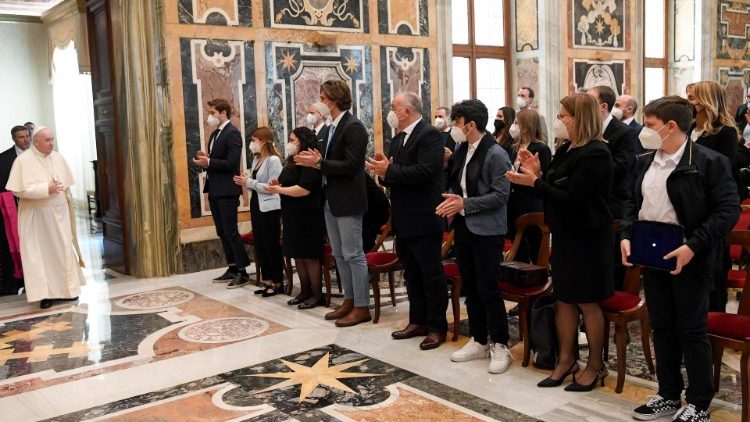 Popiežiaus audiencija italų savanorių asociacijai