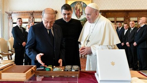 Papst und libanesischer Präsident sprachen über Herausforderungen