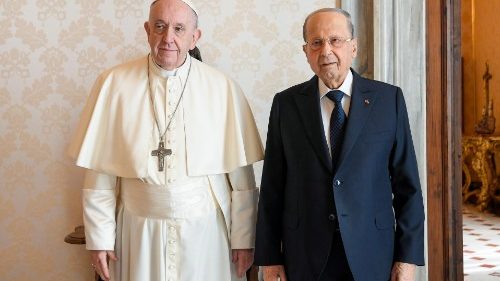 Le président libanais reçu en audience par le Pape François