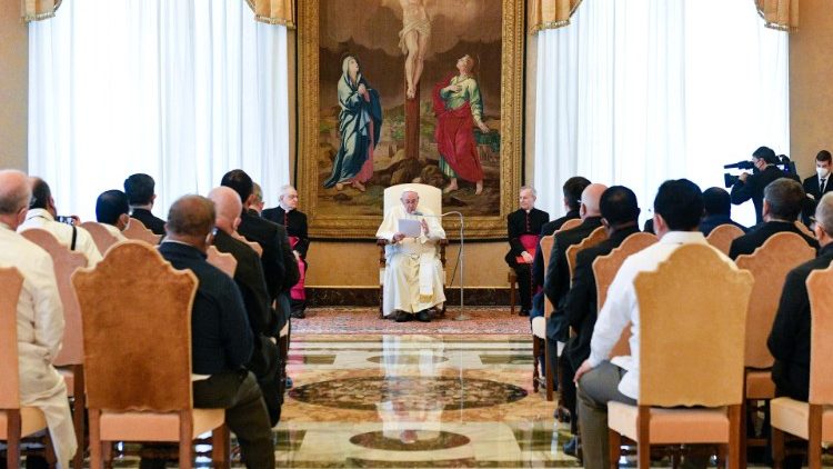 L'udienza di Papa Francesco ai Maristi