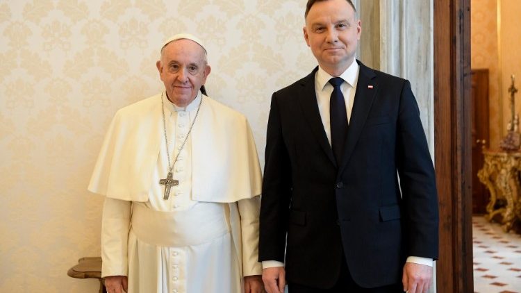 Il Papa e il presidente della Repubblica di Polonia