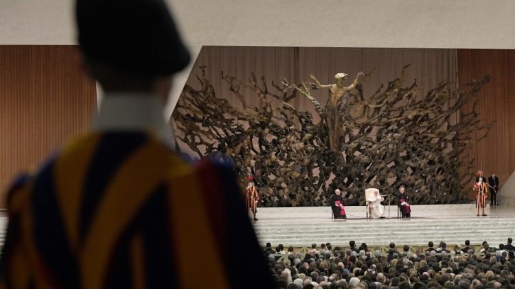 A VI. Pál-terem a pápai audiencia helyszíne