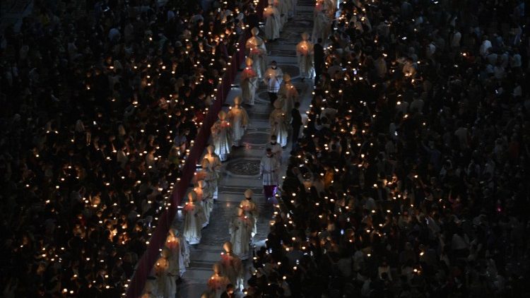 Easter Vigil in St. Peter's Basilica