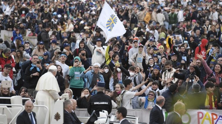 Spotkanie Papieża Franciszka z młodymi Włochami