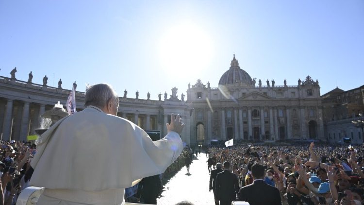 Papa Francisc la întâlnirea cu participanții la Pelerinajul adolescenților italieni la Roma - 18 aprilie 2022