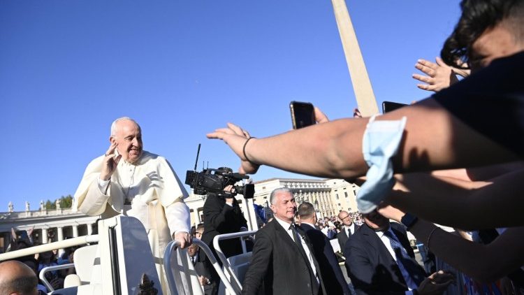 Der Papst zieht seine Runden