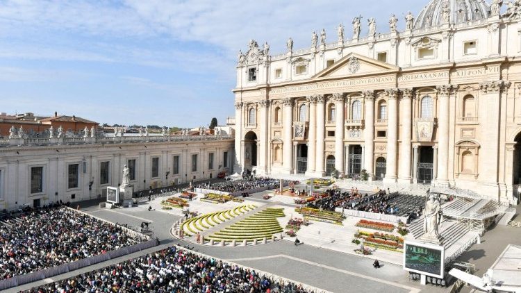 Общая аудиенция в Ватикане 20 апреля 2022 г.