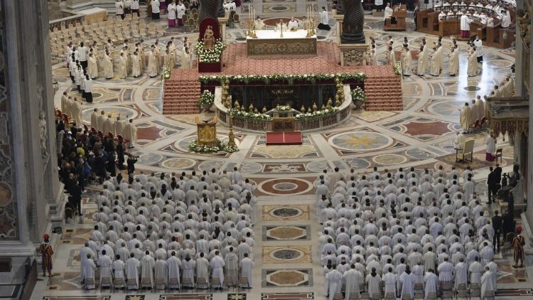 Святая Месса в Ватикане 24 апреля 2022 г.