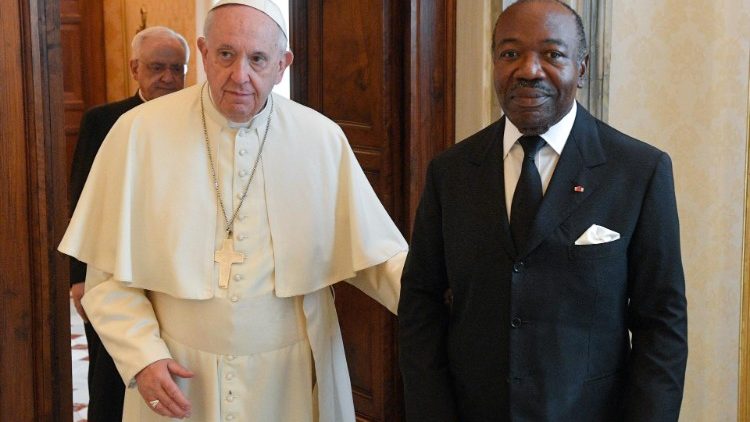Il Papa con Ali Bongo Ondimba, Presidente della Repubblica del Gabon