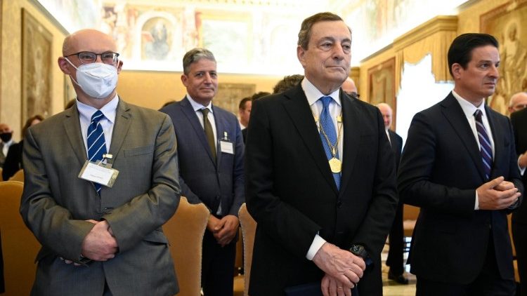 Il premier italiano Mario Draghi tra i membri della Pontificia Accademia delle Scienze Sociali 