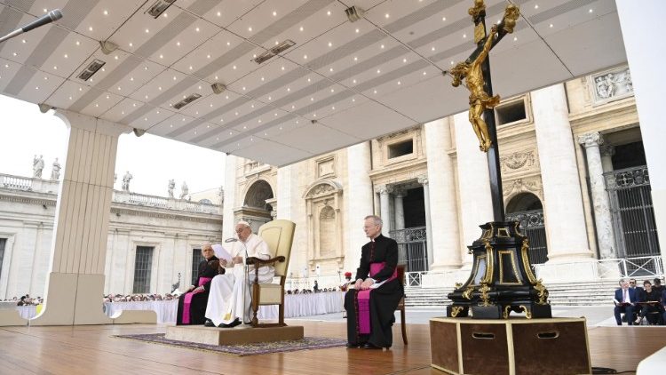 A szerdai általános pápai audiencia a Szent Péter-téren