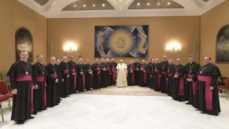 Obispos de Río Grande del Sur en Visita Ad Limina - 5 de mayo de 2022.