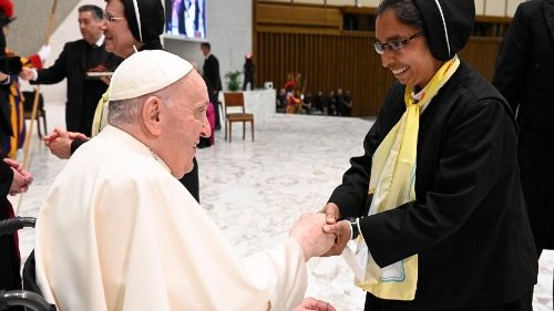 Papst an Ordensfrauen: Lebt euren Dienst ohne Entmutigung