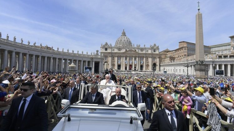 Pope Francis in St. Peter's Square